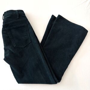 Citizens of Humanity Women’s 24 Wide Leg Corduroy Pants Green High Rise Jeans